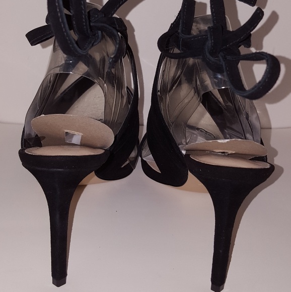 Black suede women's shoe - Picture 2 of 2